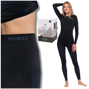 BIELIZNA TERMOAKTYWNA DAMSKA KOMPLET CIEPŁA ODZIEŻ NA ZIMĘ THERMO MORAJ