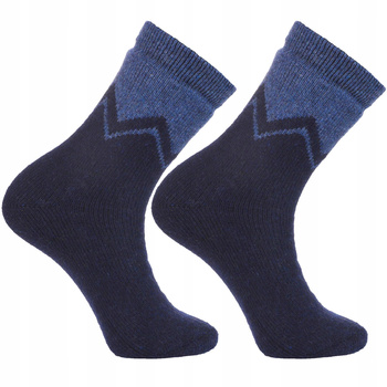 Skarpety Męskie Termiczne Ciepłe Skarpetki Thermo z Wełną MORAJ