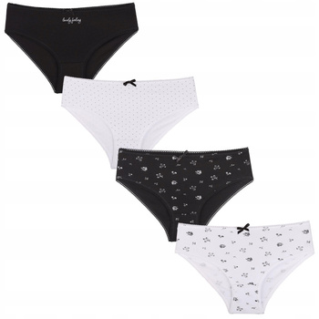 Figi Damskie Klasyk Bikini Bawełna 4 szt. MORAJ