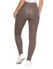 Eleganckie LEGGINSY DAMSKIE GETRY w stylu skórzanym Wysoki Stan MORAJ 
