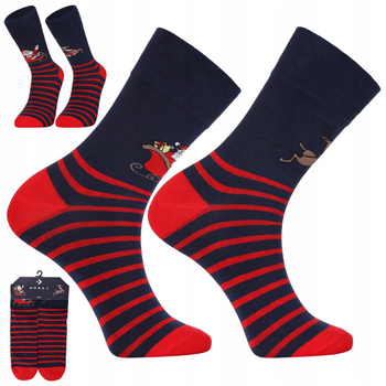 SKARPETY ŚWIĄTECZNE Nie Do Pary PREZENT NA ŚWIĘTA Mikołaja 1para MORAJ