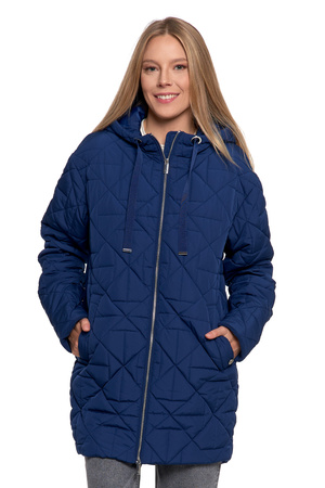 ELEGANCKA KURTKA DAMSKA PRZEJŚCIOWA Z KAPTUREM NA JESIEŃ CIEPŁA MORAJ