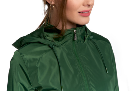 KURTKA DAMSKA PRZEJŚCIOWA Z KAPTUREM PARKA ELEGANCKI PŁASZCZ MORAJ