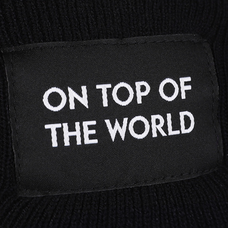 CZAPKA DAMSKA ZIMOWA PRĄŻKOWANA BEANIE NA CHŁODNE DNI MODNA NASZYWKA MORAJ