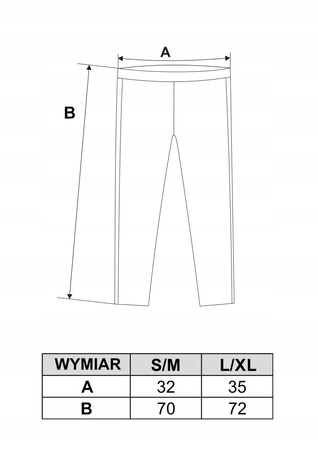 Legginsy Damskie 3/4 Wysoki Stan Bawełna 