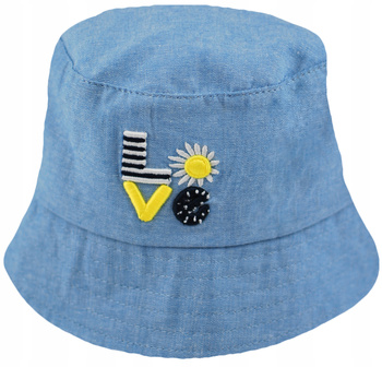 KAPELUSZ RYBACKI dziecięcy Bucket Hat na lato Haft