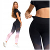 Legginsy Damskie Sportowe Wysoki Stan Push-Up Kryjące na Siłownię MORAJ 