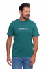Koszulka Męska Haftowany Napis T-Shirt na krótki rękaw Bawełniana MORAJ