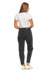 Spodnie Mom Fit Jeansowe Damskie z Wysokim Stanem Luźne Jeansy MORAJ 