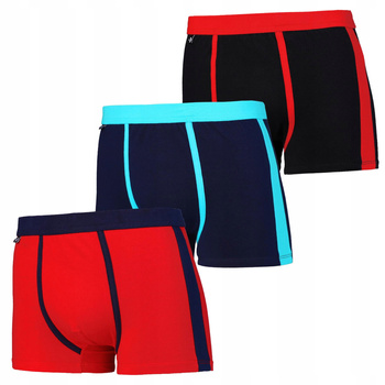 Majtki Męskie Bokserki Klasyczne Dopasowane Wygodne Klasyczne 3-PAK MORAJ