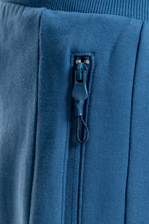 CIEPŁE SPODNIE DRESOWE MĘSKIE JOGGERY ZE ŚCIĄGACZAMI OCIEPLANE MORAJ