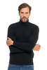 Elegancki Golf Męski Sweter Pod Szyję Klasyczny Cienki Sweterek MORAJ 