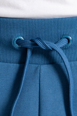 CIEPŁE SPODNIE DRESOWE MĘSKIE JOGGERY ZE ŚCIĄGACZAMI OCIEPLANE MORAJ