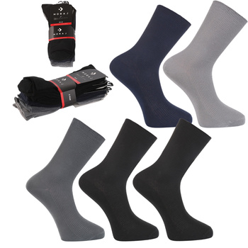 WYSOKIE SKARPETY GARNITUROWE MĘSKIE DŁUGIE SKARPETKI MORAJ 5-PAK