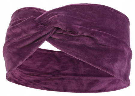 Opaska na uszy głowę Welurowa Damska Modna MORAJ