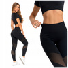 Legginsy Damskie Sportowe Wysoki Stan Push-Up Kryjące na Siłownię MORAJ 