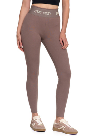 LEGGINSY DAMSKIE OCIEPLANE CIEPŁE GETRY WYSOKI STAN ELASTYCZNE MORAJ