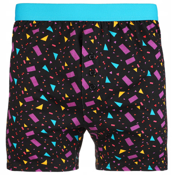 Luźne Bokserki Męskie Majtki Kolorowe Szorty Wygodne Bawełniane MORAJ