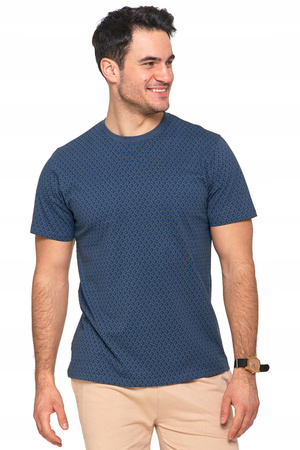 T-Shirt Męski Klasyczny Koszulka na Krótki Rękaw Modne Wzory MORAJ 