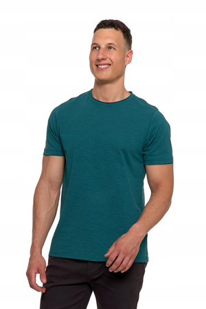 T-SHIRT MĘSKI Z KRÓTKIM RĘKAWEM GŁADKA KOSZULKA BAWEŁNIANA BLUZKA MORAJ 