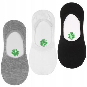 Niskie Stopki Męskie Bambusowe MORAJ 3 pary