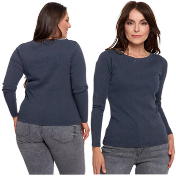 BLUZKA DAMSKA PRĄŻKOWANA LONGSLEEVE KOSZULKA DŁUGI RĘKAW PRĄŻEK MORAJ