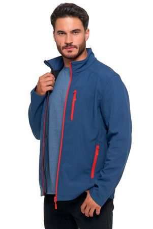Kurtka Męska Wiatroszczelna SOFTSHELL Przejściowa bez kaptura MORAJ