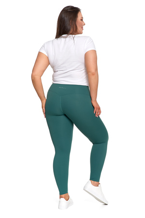 SPORTOWE LEGGINSY DAMSKIE WYSOKI STAN GŁADKIE KRYJĄCE MODELUJĄCE MORAJ