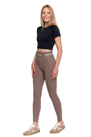 LEGGINSY DAMSKIE OCIEPLANE CIEPŁE GETRY WYSOKI STAN ELASTYCZNE MORAJ