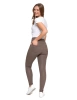 Eleganckie LEGGINSY DAMSKIE GETRY w stylu skórzanym Wysoki Stan MORAJ 