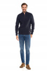 Sweter Męski Ze Stójką Zapinany Pod Szyją Elegancki Sweterek Ciepły MORAJ 