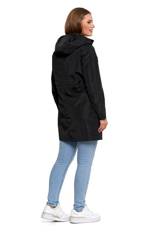 KURTKA DAMSKA PRZEJŚCIOWA Z KAPTUREM PARKA ELEGANCKI PŁASZCZ MORAJ