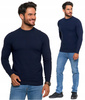 Sweter Męski Elegancki Modny Okrągły Dekolt Klasyczny Wiskoza MORAJ 