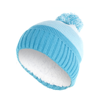 Moraj Czapka Dziecięca Zimowa Ocieplana pompon