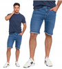 SPODENKI JEANSOWE Szorty Męskie Na Lato Bawełniane Jeans Wygodne MORAJ 