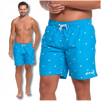 SZORTY PLAŻOWE KRÓTKIE SPODENKI KĄPIELOWE MĘSKIE KĄPIELÓWKI NA LATO MORAJ