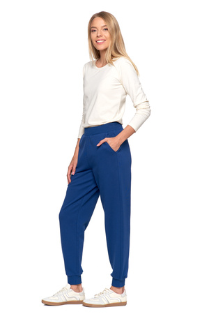 WYGODNE SPODNIE DAMSKIE DRESOWE KLASYCZNE WYSOKI STAN STYLOWE MORAJ