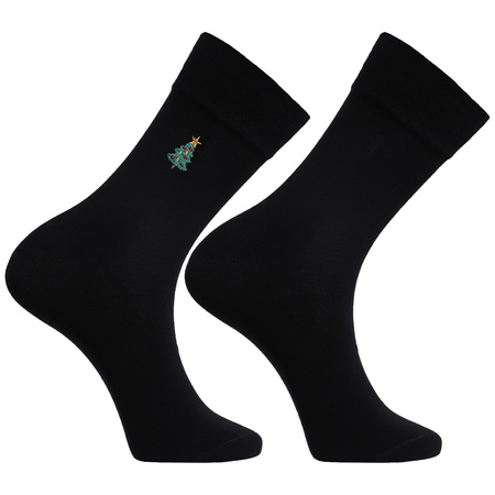 ŚWIĄTECZNE SKAEPETY MĘSKIE SKARPETKI Z HAFTEM NA PREZENT MORAJ 2-PAK