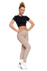 LEGGINSY DAMSKIE OCIEPLANE GETRY Z WYSOKIM STANEM I SZEROKI PAS MORAJ