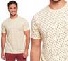 T-Shirt Męski Klasyczny Bawełniany Krótki Rękaw Okrągły Dekolt MORAJ 