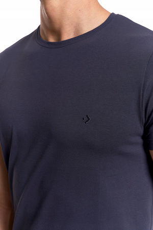 T-SHIRT PREMIUM Koszulka Męska z Krótkim Rękawem Gładka z Logo MORAJ 