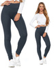 Legginsy z Wysokim Stanem Kryjące Getry Klasyczne Miękkie Wygodne MORAJ 