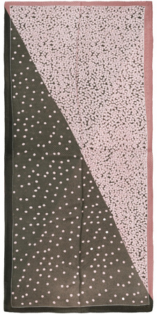 Szal Damski Duży Dwustronny Wzór Modny Wiosenny Elegancki Szalik MORAJ