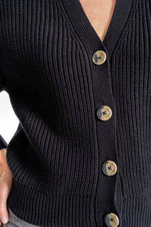 CIEPŁY SWETER DAMSKI KARDIGAN SZEROKIE RĘKAWY ELEGANCKI KLASYCZNY MORAJ
