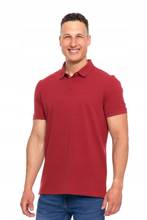 Elegancka Polówka Polo Męskie Koszulka T-Shirt z Krótkim Rękawem MORAJ 