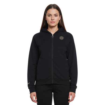 BLUZA DAMSKA DRESOWA ROZPINANA NA ZAMEK Z KAPTUREM KLASYCZNA MORAJ