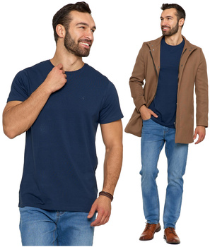 T-Shirt Męski PREMIUM Koszulka na Krótki Rękaw Bawełna Czesana MORAJ