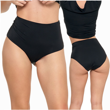 Modelujące Majtki Damskie Laserowo Cięte Figi Bezszwowe Wysoki Stan MORAJ