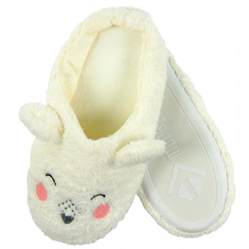 Kapcie Damskie Miękkie Bambosze Ciepłe Wsuwane Uszka Zwierzaki MORAJ