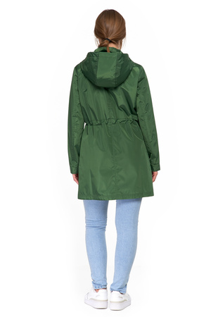 KURTKA DAMSKA PRZEJŚCIOWA Z KAPTUREM PARKA ELEGANCKI PŁASZCZ MORAJ